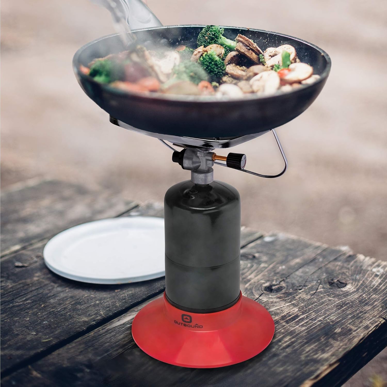 Portable Gas Stove Single Burner Outbound Propane Stove Fishing Camping