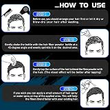 Pegciz Hair Fibres Dark Brown for Thinning Hair, 15 Sec Concealment view 7