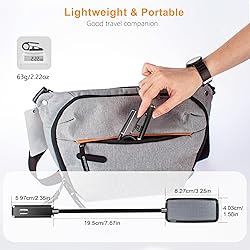 Gritin 9 LED Rechargeable Book Light for Reading in