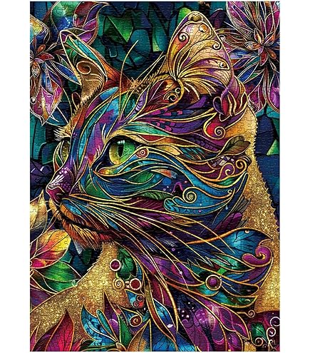 Colorful Cute Bear Jigsaw Puzzle 500 Pieces For Adults Teens Kids, Fun