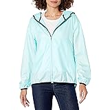 Amazon Essentials Women's Standard Full-Zip Packable Windbreaker