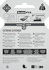 Scotch FIX Double-Sided Exterior Mounting Tape 19mm x 1.5m Outdoor view 3
