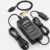 HEORLD AC Power Supply and AV Cable for Gamecube, AC Power Supply Adapter for Gamecube NGC System,Power Cord Compatible Nintendo Gamecube Console