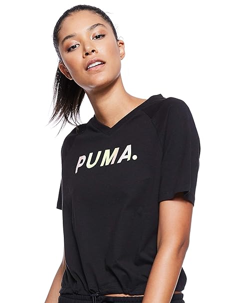 t shirt puma donna nero