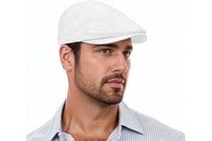 SAJUZEN Flat Cap for Men Stylish Men's Newsboy Caps hat