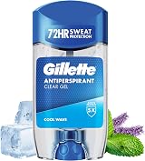Gillette Cool Wave Antiperspirant Deodorant Roll On Men 6 x 70ml Clear Gel view 8