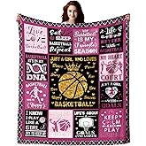 Basketball Blanket Ultra Soft Merch Sport Basketball Gifts Throw Blanket for Boys Teens Basketball Team Lovers Stuff 50"X40"