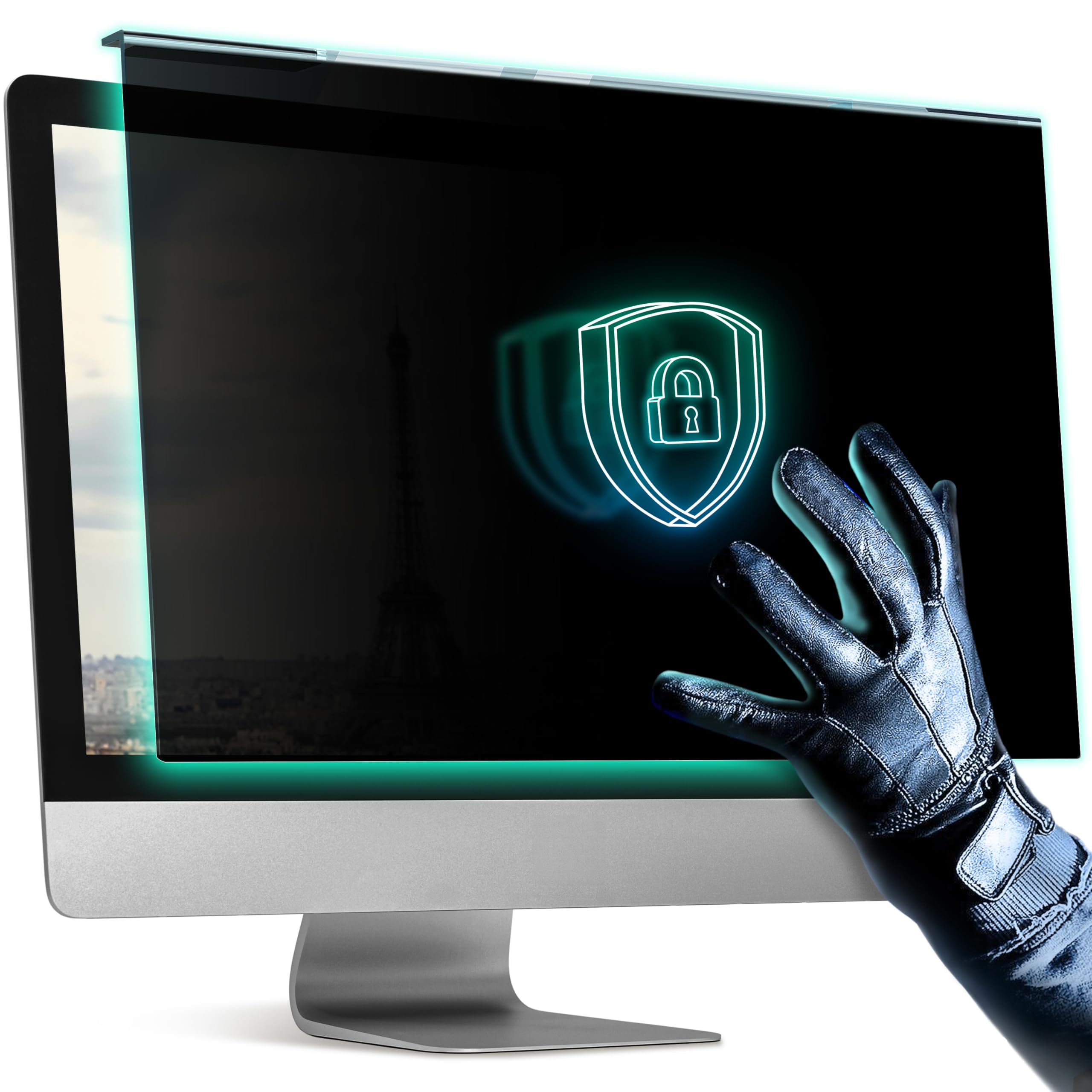 Photo 1 of Acrylic 27 Inch Computer Privacy Screen Filter Compatible with 27 inch iMac (2012-2020) - 24.1" x 15.1" (612 x 384mm) - Monitor Frame Hanging Type