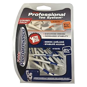 Pride Professional Tee System Plastic Golf Tees