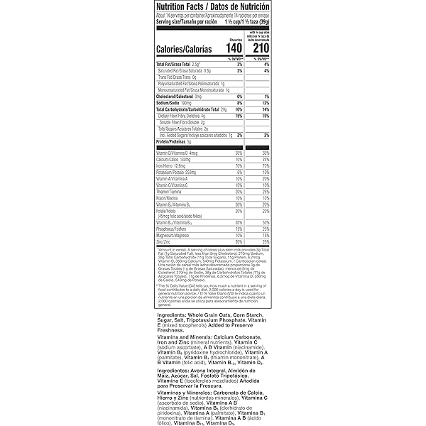 CHEERIOS, HEART HEALTHY GLUTEN FREE BREAKFAST CEREAL, GIANT SIZE, 20 OZ