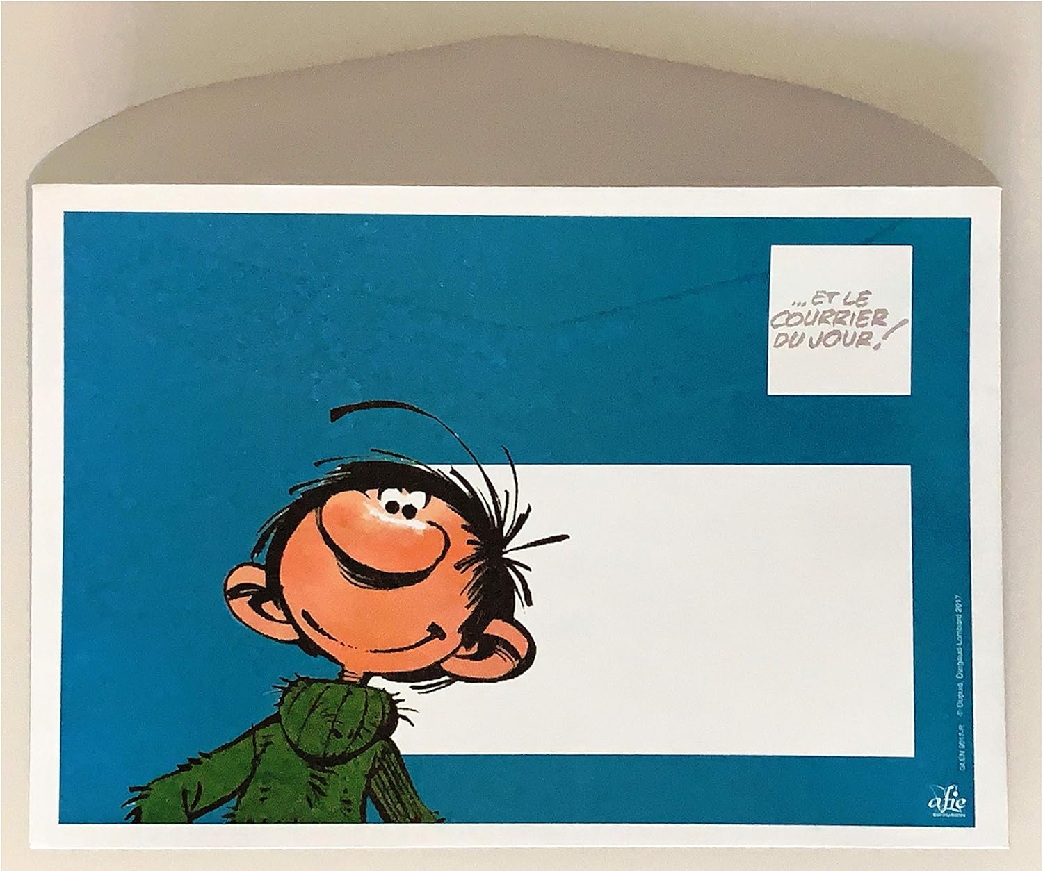 Carte Anniversaire Gaston Lagaffe Auto Cartes De Vœux Fournitures De Bureau