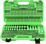 SWANLAKE 232Pcs Ultimate Screwdriver Bit Set CR-V with Ratchet Wrench Case