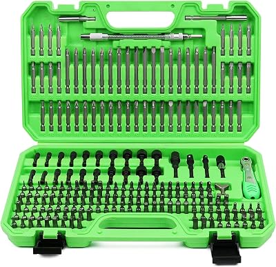 SWANLAKE 232Pcs Ultimate Screwdriver Bit Set CR-V with Ratchet Wrench Case
