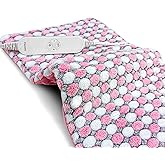 Pasonio XL Full Weighted Heating Pad for Back Pain, Cramps, Relief - - 2.3lb Large Electric Heat Pad for Neck and Shoulders - Hot Heated Pad with Auto Shut Off, Stay on- (XL 12"x24" Pink) - PYQ0F