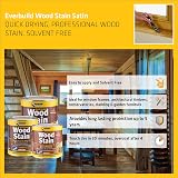 Everbuild Natural Oak Satin Wood Stain 750ml Indoor Outdoor Weatherproof Quick view 3