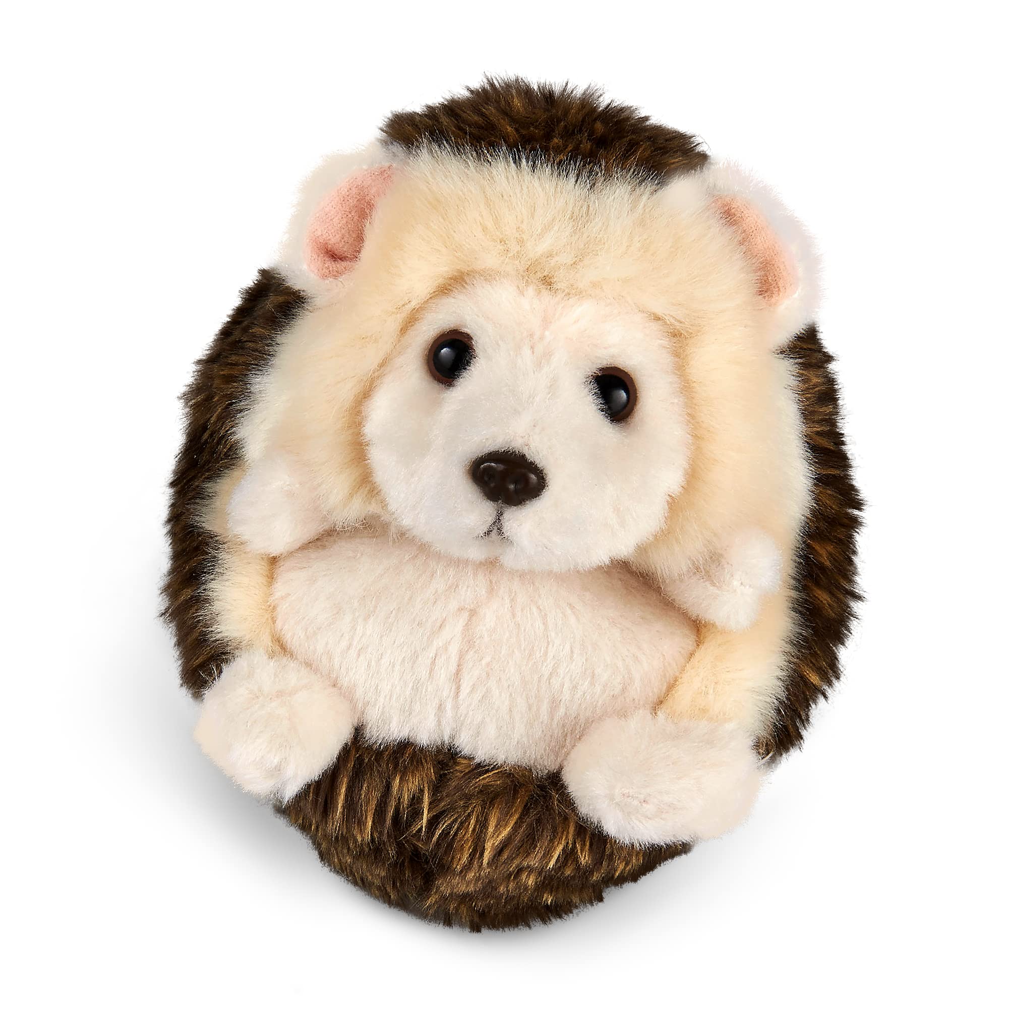Living Nature Hedgehog, Realistic Soft Cuddly Sitting Hedgehog Toy, Naturli Eco-Friendly Plush, 10.5cm