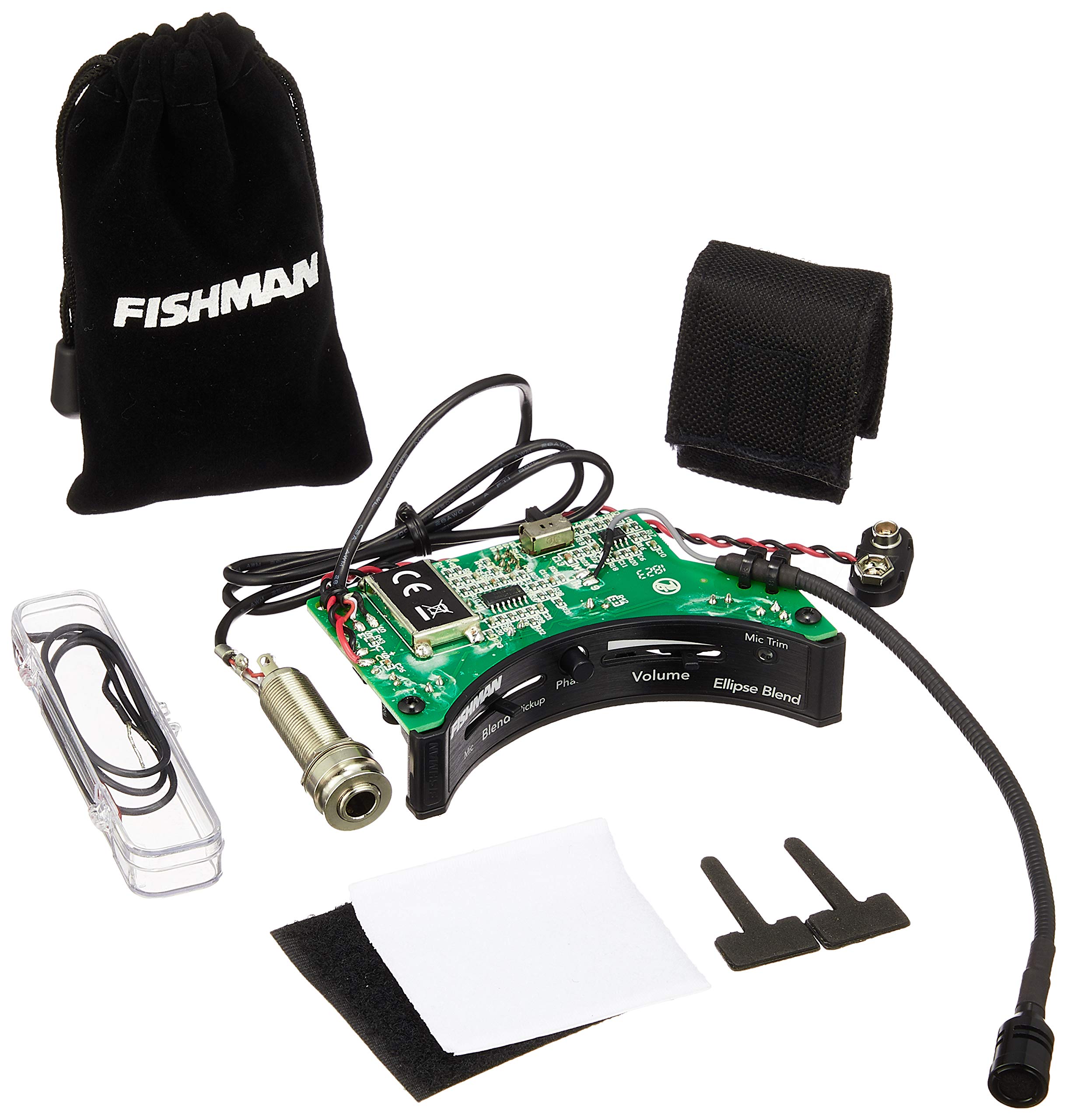 Fishman Ellipse Matrix Blend Undersaddle Pickup and Preamp System - Narrow Format, PROMANEL2