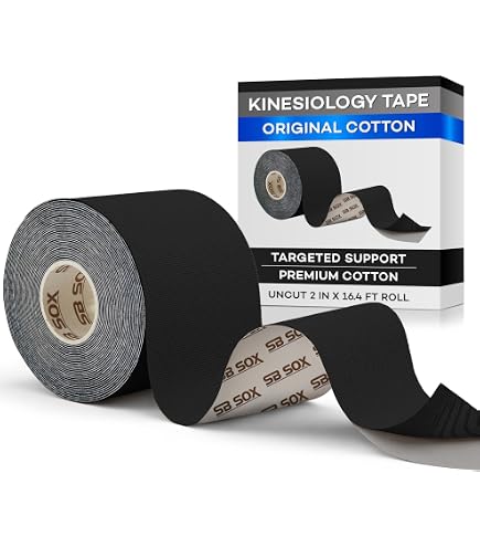 Nastro Kinesiologico Extra Largo Therapist's Choice® - 7,6 Cm X 274 M - Adesivo Medico In Acrilico - 4