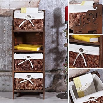 Regal Mit Körben Braun