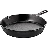 Utopia Kitchen Cast Iron Frying Pan 6.5 Inch, Cast Iron Chefs Pan, Pre Seasoned Skillet, Safe Grill Cookware for Indoor & Out