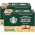 Starbucks Coffee Company Flavored Ground Coffee K-Cup Pods, Toasted Graham, Signature Collection, 100% Arabica Coffee, Recyclable K-Cup, 10 CT K-Cup Pods/Box (Pack of 2 Boxes),10 Count (Pack of 2)