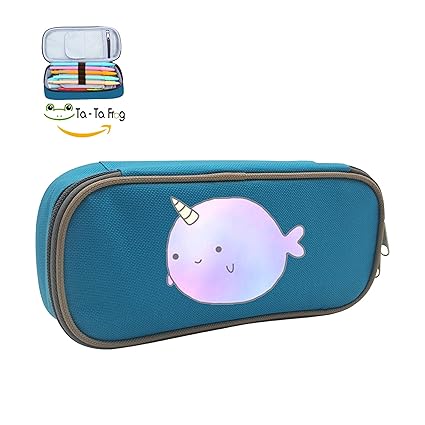 Amazoncom Cute Narwhal 3d Printed Multicolor Pen Bag -