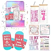 7 Year Old Girl Birthday Gifts for 7 Years Old Girl Gift Trending 7th Birthday Gifts for Girls Popular Stuff Present for Seven Year Olds Girls Age 7 Gift Ideas Happy 7th Bday Decoration Accessories