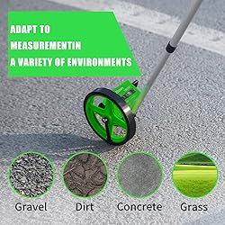 Zozen Measuring Wheel, Green 6Inch Measure