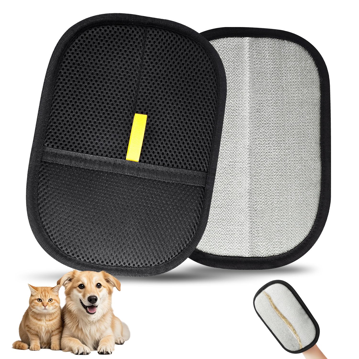 Photo 1 of INABULETWO 1 Pcs Pet Hair Removal Gloves Brush, Reusable Cat Dog Electrostatic Hair Remover Grooming Glove Tool