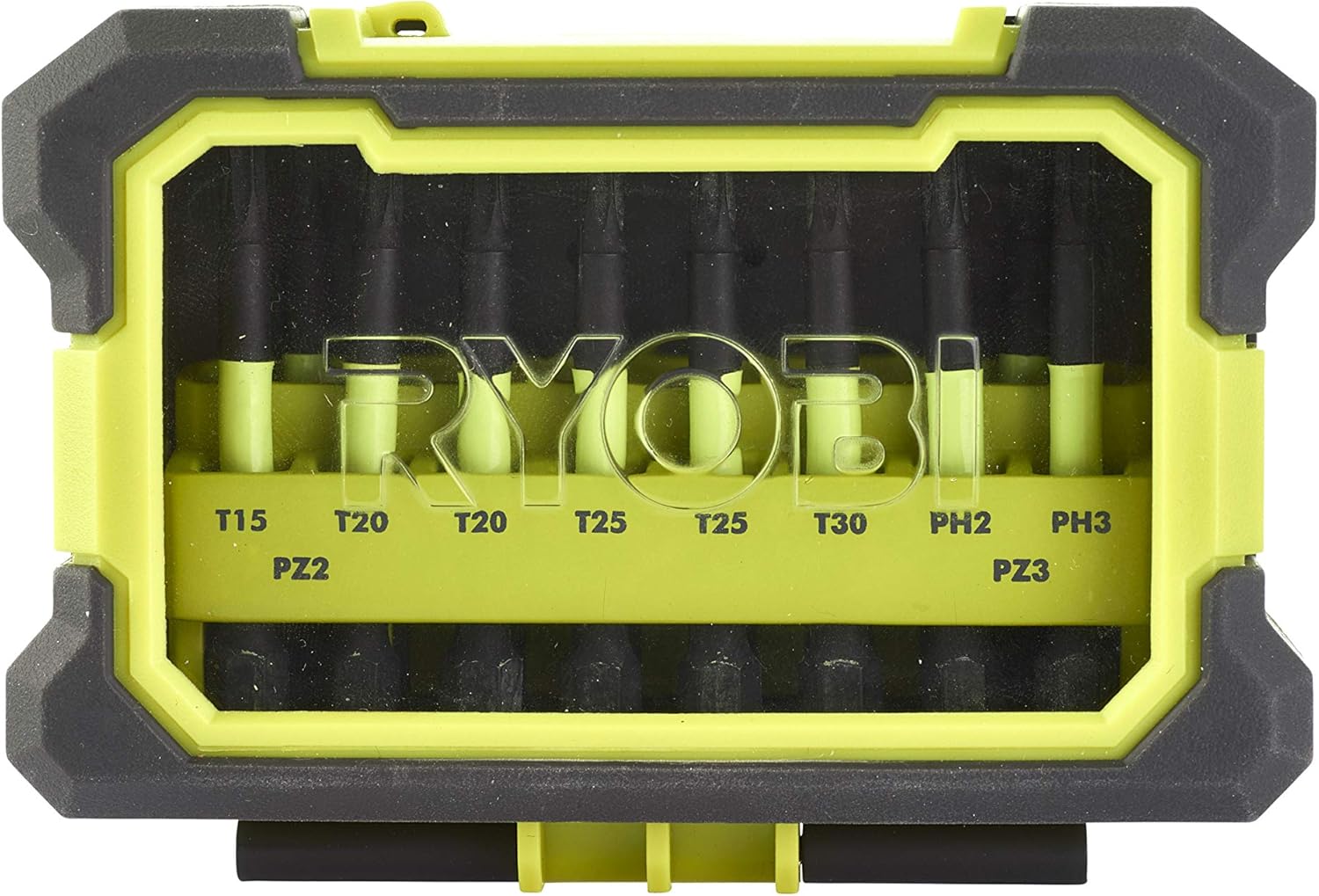Ryobi RAK10MSDI Torque+ Impact 50mm Screwdriver Bit Set (10 Piece), Screwing, Variety Pack