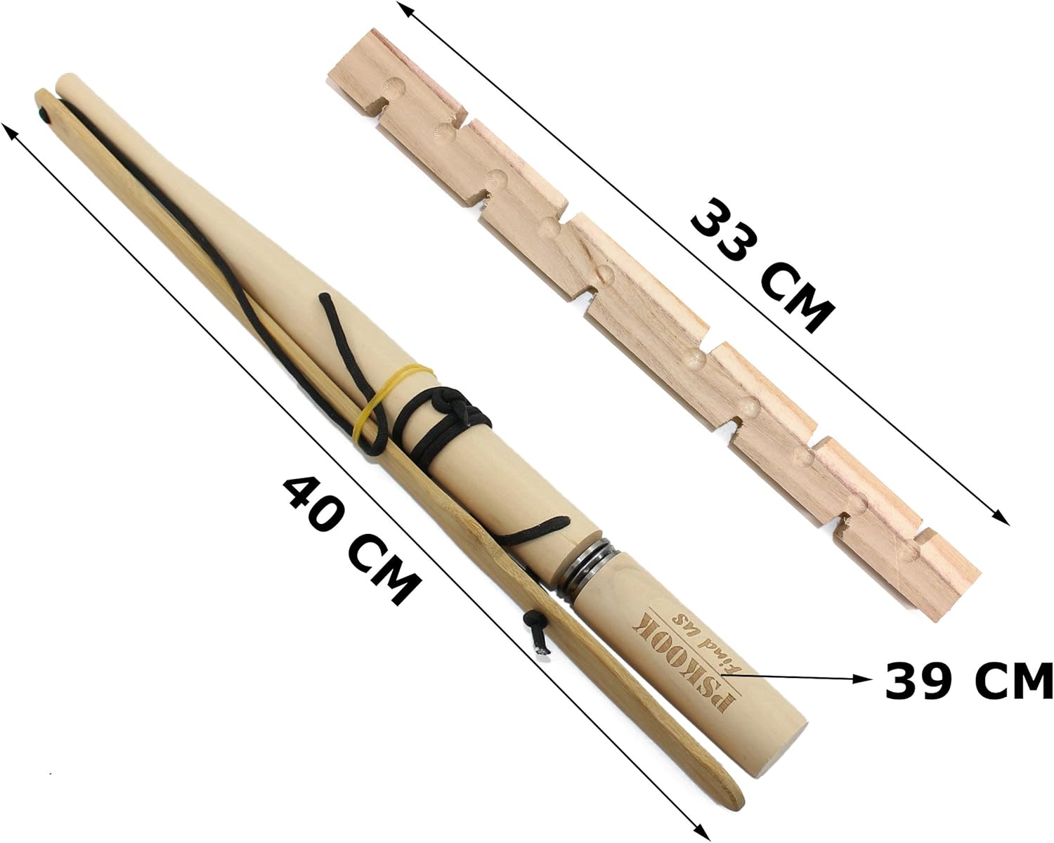 PSKOOK Bow Drill Kit Fire Starter Primitive Wood Survival Practice Friction Fire Tool Scout Outdoor Activity Kits for Teaching Outward Bound Training (Generation 1): Sports & Outdoors