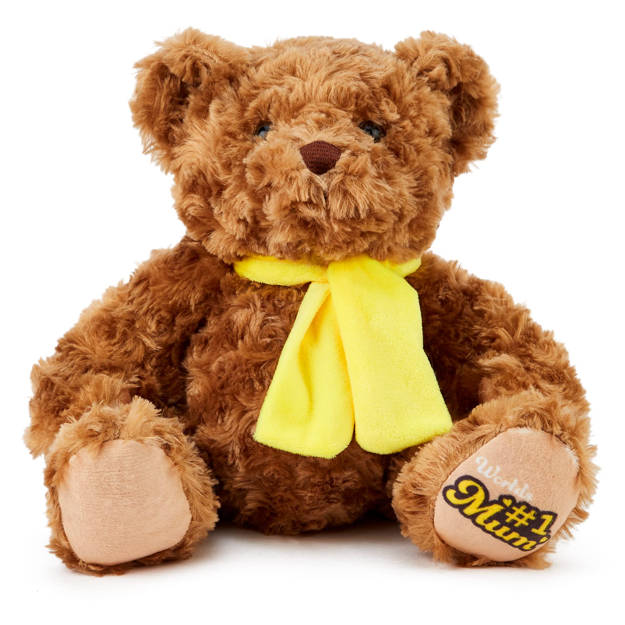 Zappi Co. No. 1 Mum Classic Bear (30 cm High) - Soft Cuddly Plush Teddy for Mother's Day. Great gift for mom — image 1
