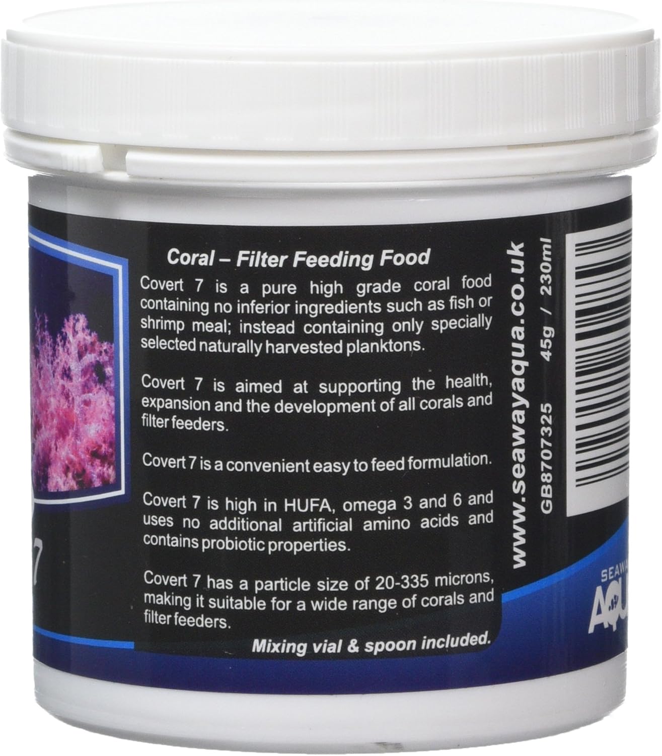 Covert 7 Coral Food Amazon Co Uk Pet Supplies