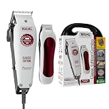 Wahl USA Classic Edition Corded Hair Clippers & Cordless Hair Trimmer for Men, Women & Children – POWERDRIVE Motor for Smooth, Consistent Haircutting & Touch-Up Trimmer – Model 3029167