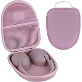 RIYADAone Hard Case Replacement for Sony WH-1000XM6,WH-1000XM5, WH-1000XM4, WH-1000XM3 Noise Canceling Headphones, Portable Travel Headphone Cases (Pink Case)