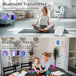 CD Player Portable Bluetooth Rechargeable: CD