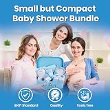 Baby Box Shop Newborn Baby Boy Gift Set in Keepsake Blue Box with Rattle view 2