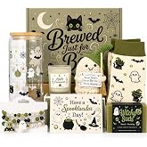 Rosekeep Boo Basket Stuffers for Women | Halloween Gifts for Women Teens Girls Her Sister Friend Adults, Halloween Boo Basket Ideas w Spooky Glass Cup
