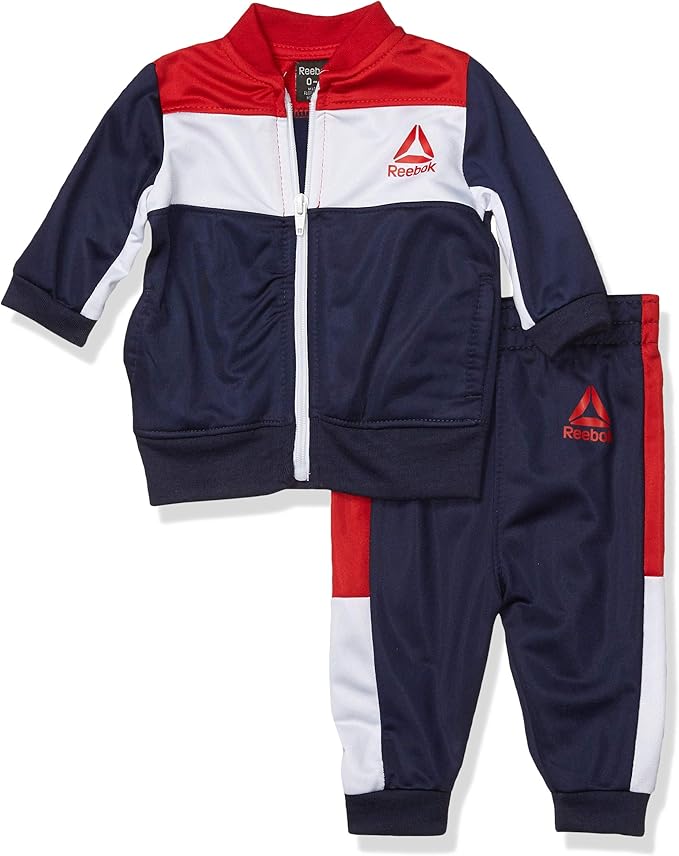 Reebok Baby Boys Performance Zip Jacket and Pant Set Clothing