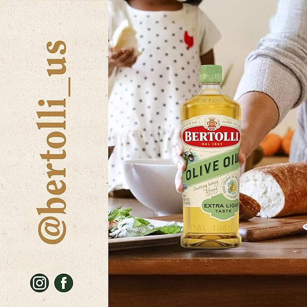 BERTOLLI EXTRA LIGHT TASTING OLIVE OIL, 51-OUNCE BOTTLE