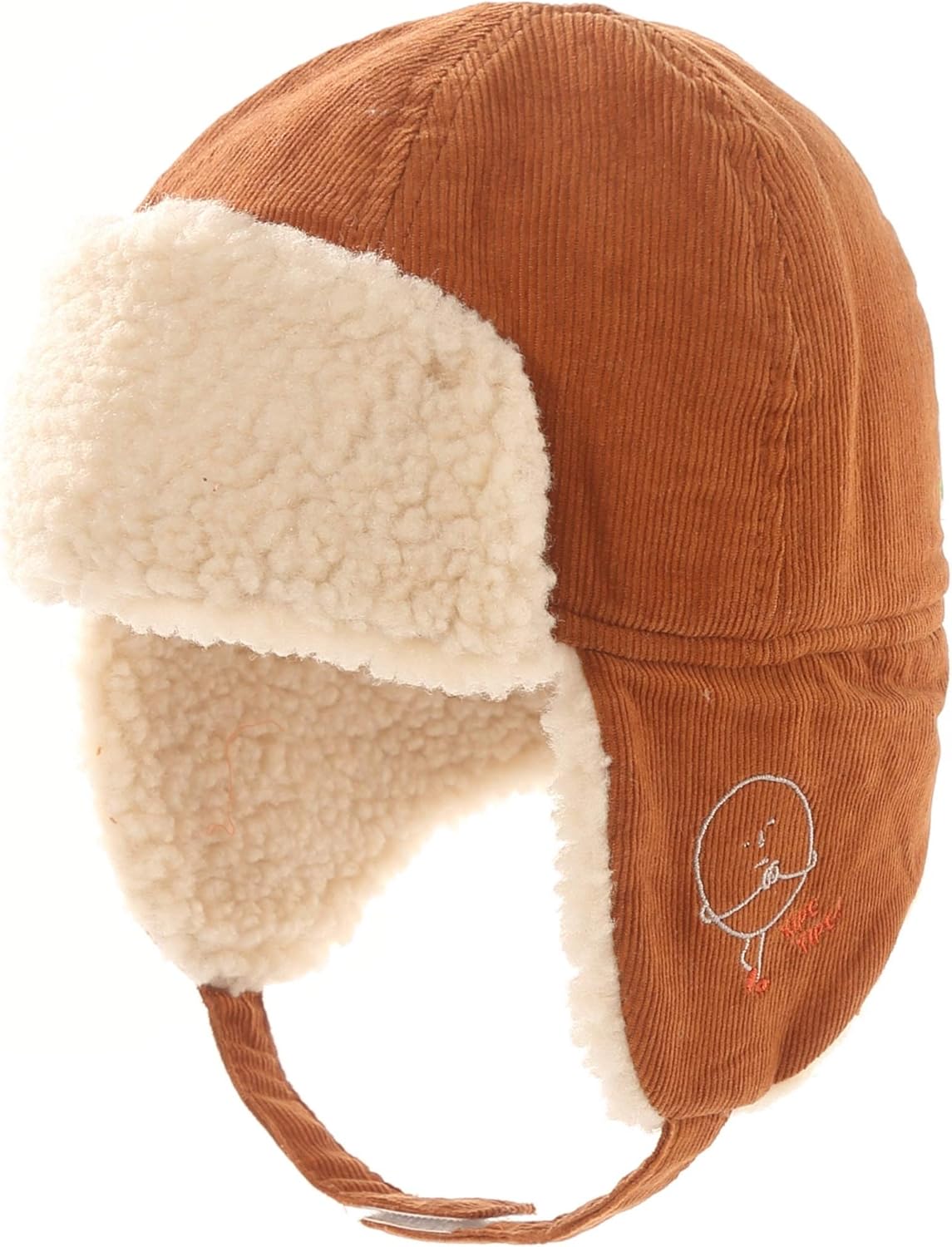 Connectyle Toddler Boys Kids Cotton Trapper Winter Hat with Large Flaps Warm Hat: Clothing