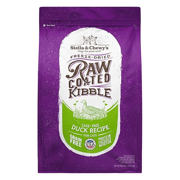 STELLA & CHEWY’S RAW COATED CAT FOOD –...