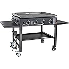 Blackstone 36 inch Outdoor Flat Top Gas Grill Griddle Station - 4-burner - Propane Fueled - Restaurant Grade - Professional Quality
