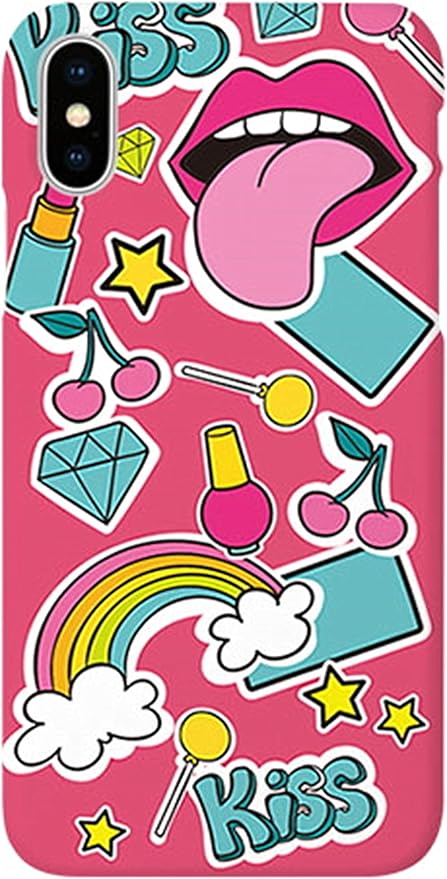 Amazon Co Jp 可愛い Unique Pop Emoticons Kiss Text ユニーク ポップ 絵文字 キス 文字 キャラクター アート デザイン Iphone ケース 互換対応と Galaxy ケース 互換対応 ポリカーボネート ハード スマホケース Bts 02 157 Y001 Galaxy S8 並行輸入品