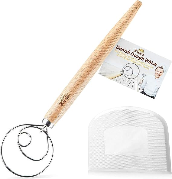 Danish Dough Whisk Bread Mixer Hook Dutch Pizza Dough Making Bread