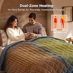 Bedsure Electric Blanket King Size - Dual Control