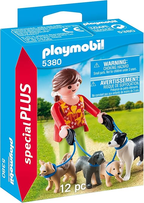 Playmobil Mujer con Perros 5380: Amazon.es: Juguetes y juegos