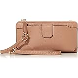 Amazon Essentials Wristlet Wallet for Women (with cell phone pocket & removable cross-body strap)