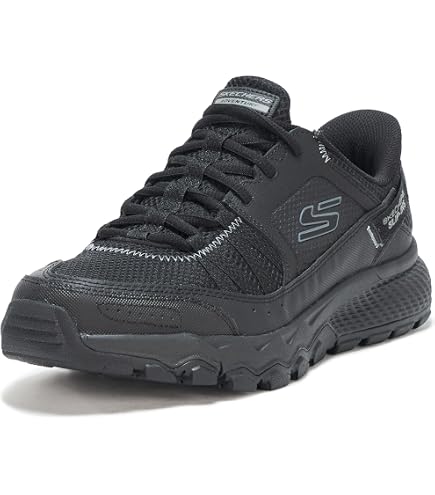 Amazon.com | Skechers Men's Escape PlanTrainers, Black Leather