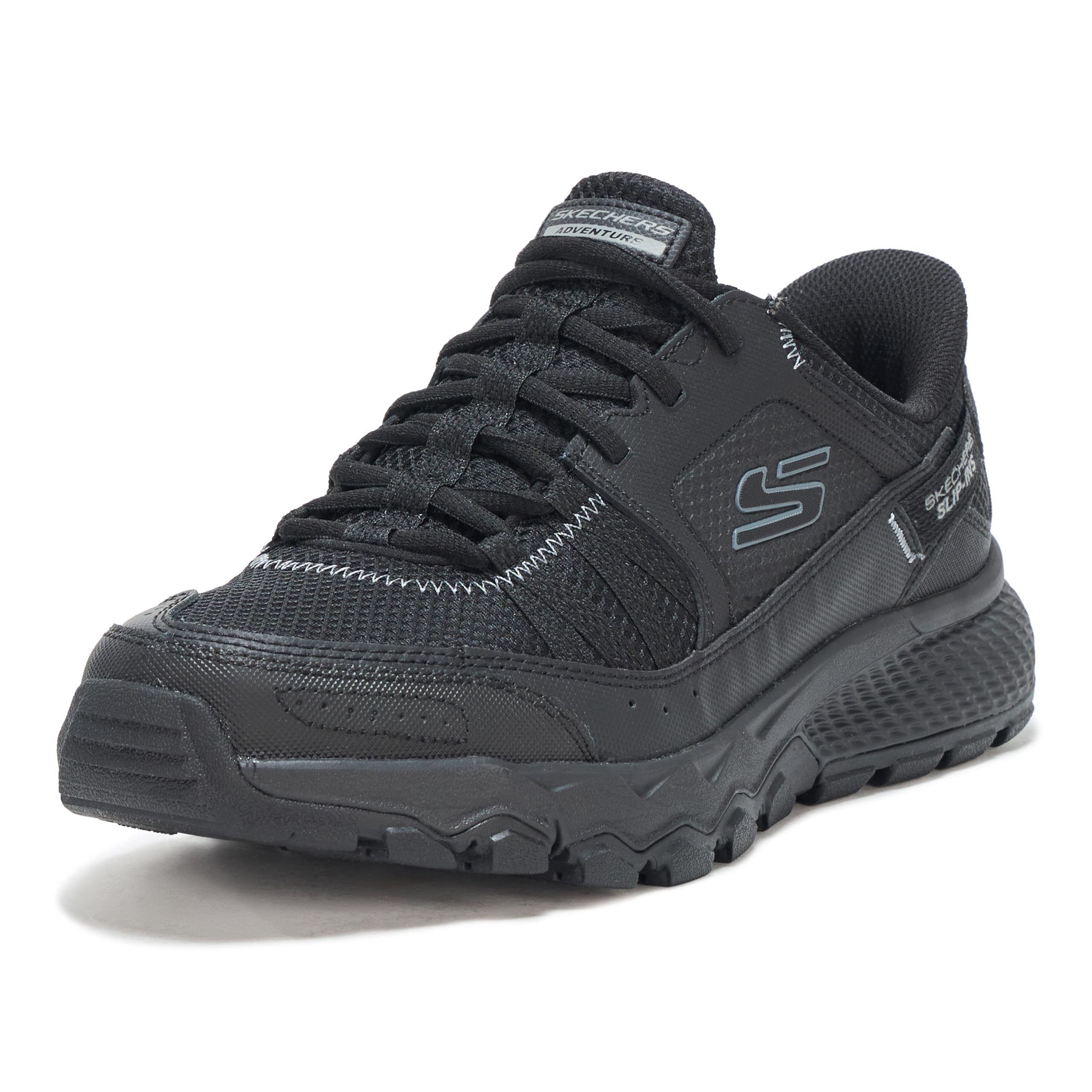 Photo 1 of Skechers Men's Dynamite at Escapar Hands Free Slip-in Sneaker, Black/Black, 11 Wide